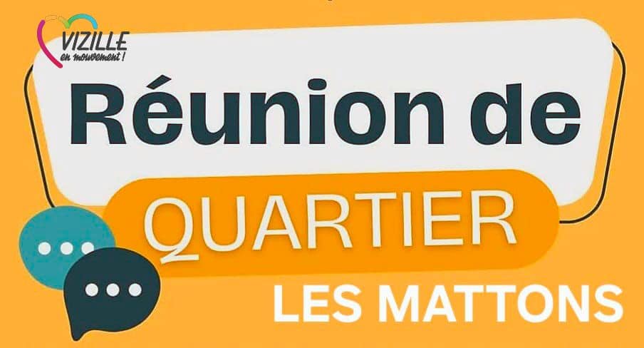 Réunion de quartier - Les Mattons